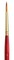 Princeton Series 4050 Heritage Synthetic Sable Brush-Short Handle Round Size 3